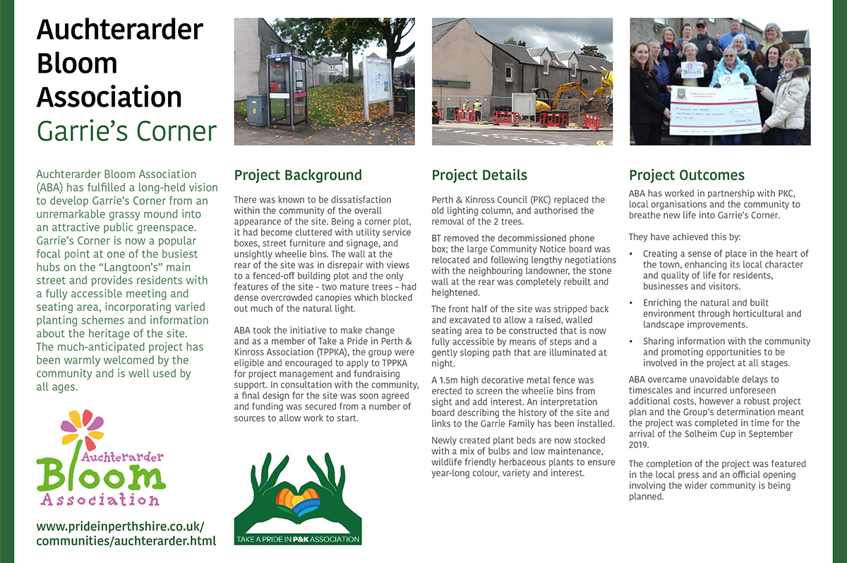 Auchterarder Bloom Association Case Study